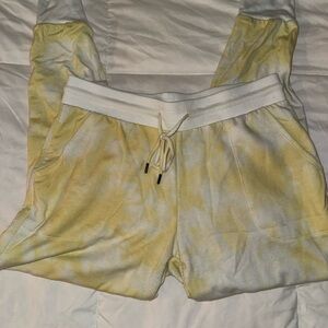 Stars Above Yellow Tie-Dye Kids Joggers